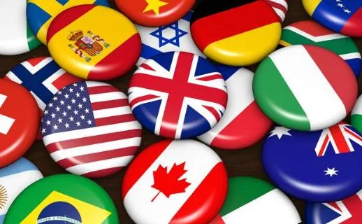 Button badges international
