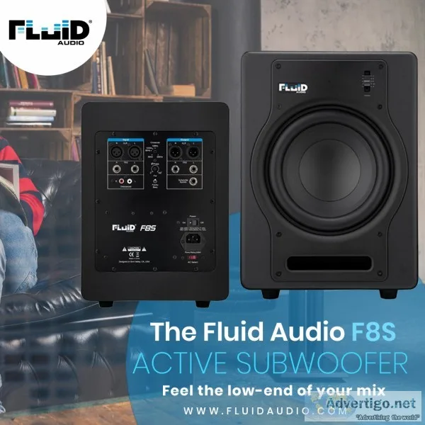 The Fluid Audio F8S Active SubWoofer