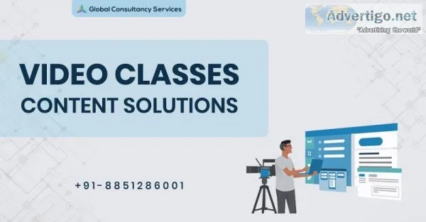 Get Best Video Classes Content Solutions with GCS