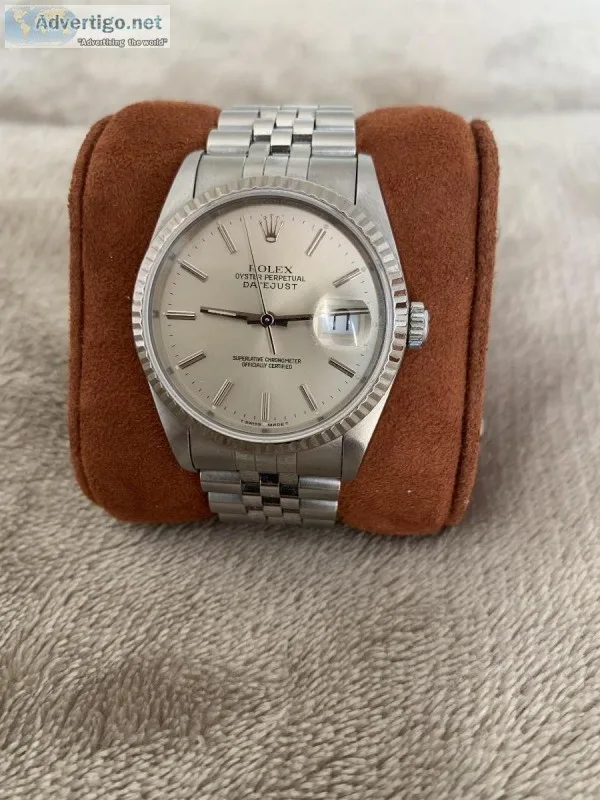 Rolex Datejust 36mm Steel White Gold Jubilee Bracelet Watch 1623