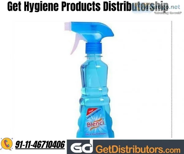 Get Hygiene Products Distributorship