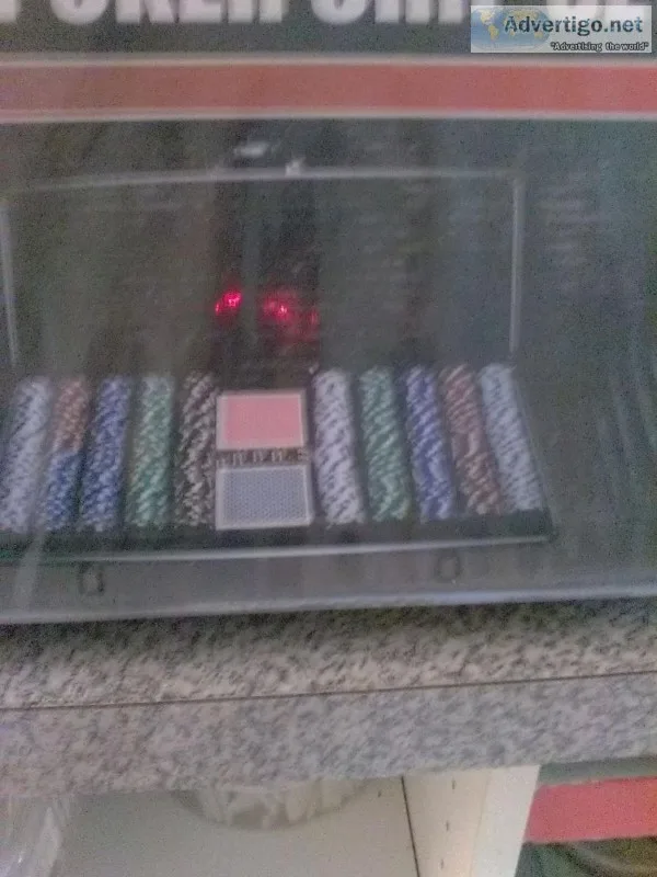 500 piece Polka Chip Set still wrapped in plastic