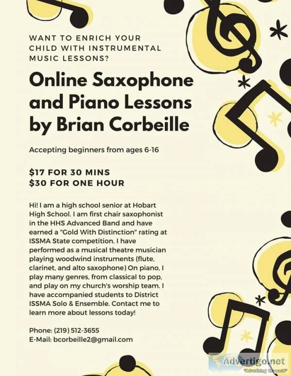 Virtual Piano Lessons