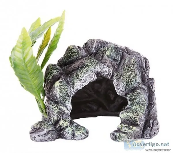 Marina Polyresin Cave Aquarium D&eacutecor Small