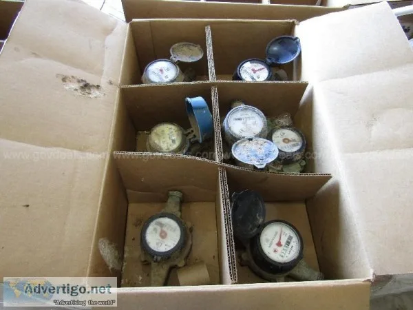 Lot of Approx. 394 Scrap Brass Water Meters