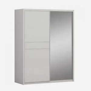 Buy Grey Gloss Wardrobes  Bedroom Furniture