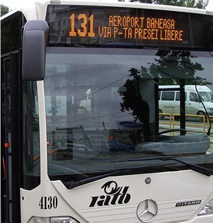 LED Destination Display Boards for Public Transportation Systems