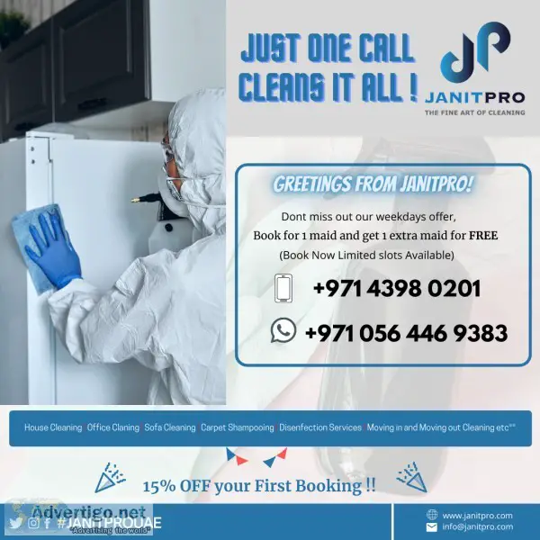Cleaning and maid services