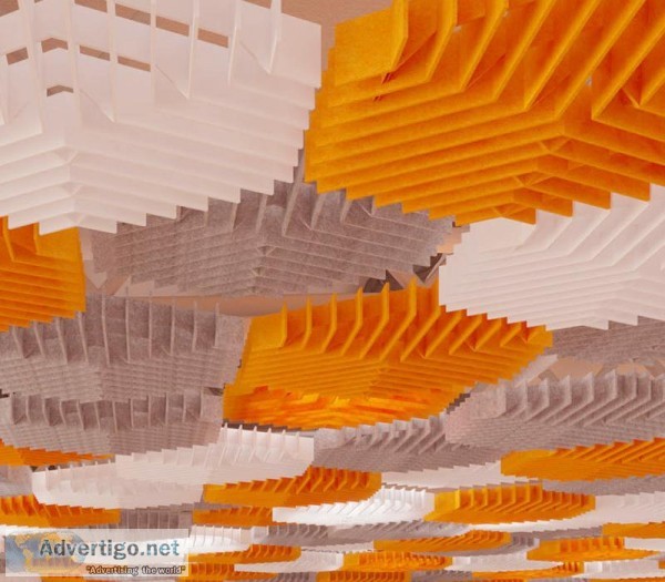 Baffle Ceiling Systems Excellent Sound Reduction and Fire-Resist
