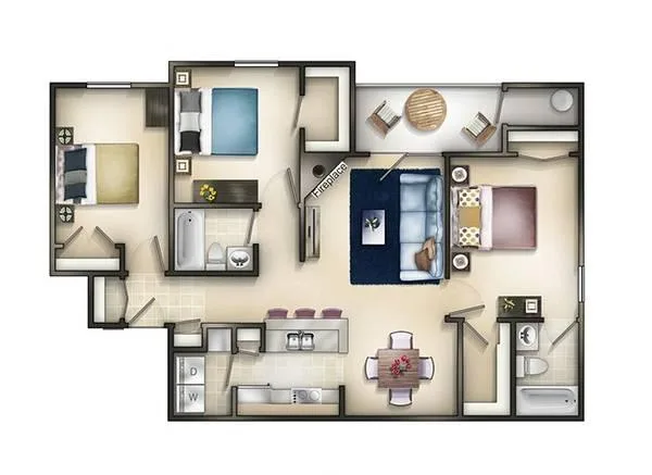 You Will Love This Open Floor Plan on our 3 BR Holland style hom