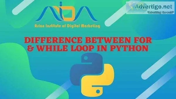 Difference Between for and  While Loop in Python  Python Trainin