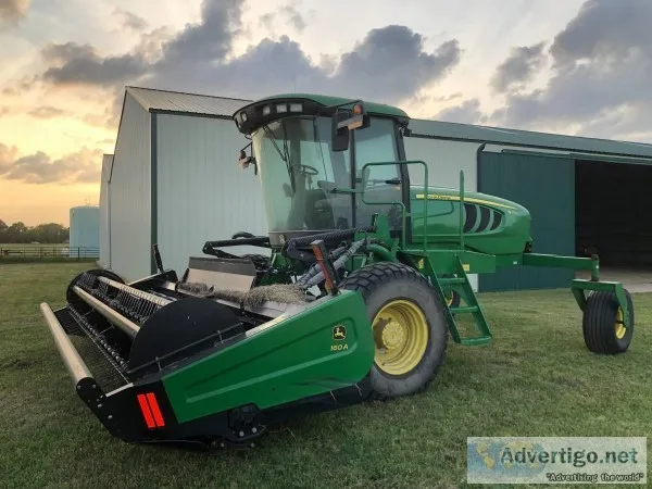 2014 John Deere W110 Swather