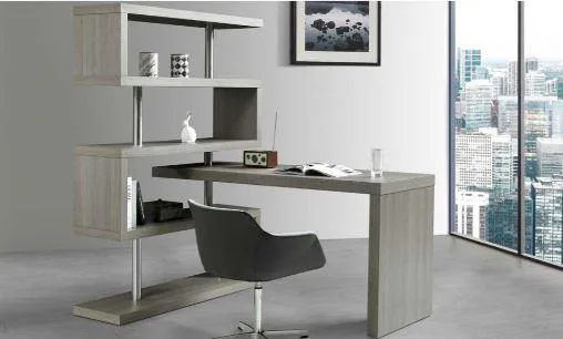 KD002 Modern Office Desk in Matte Grey