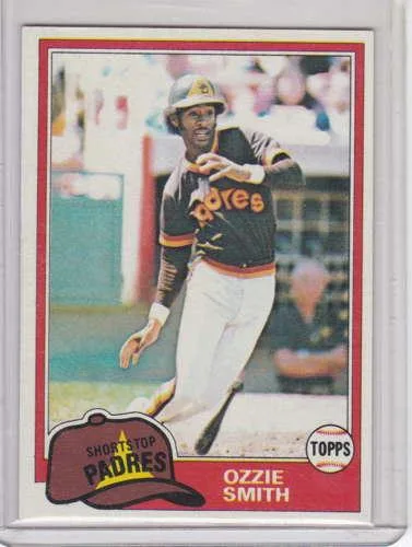 Ozzie Smith 1981 Topps Near Mint Condition 254