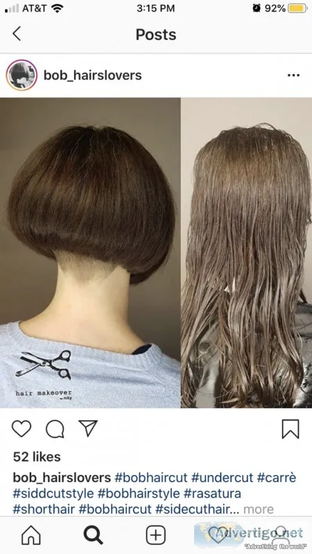 Looking for female haircut models