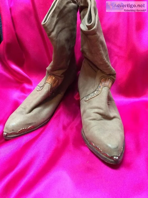 Suede Zodiac Ankle Boots