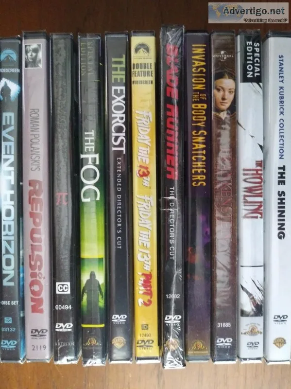DVDs Horror and Sci-Fi Brand New Unopened