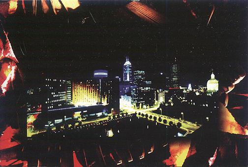 &quotIndianapolis. Hyatt Regency Hotel and Washington Street at 