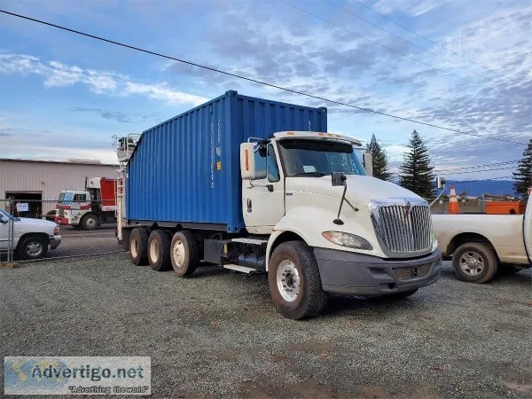2013 International Prostar Grapple Truck