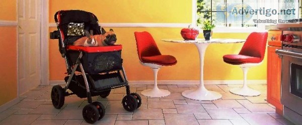 HPZ&trade PET ROVER Home to Stylish Extra Large Dog Stroller in 