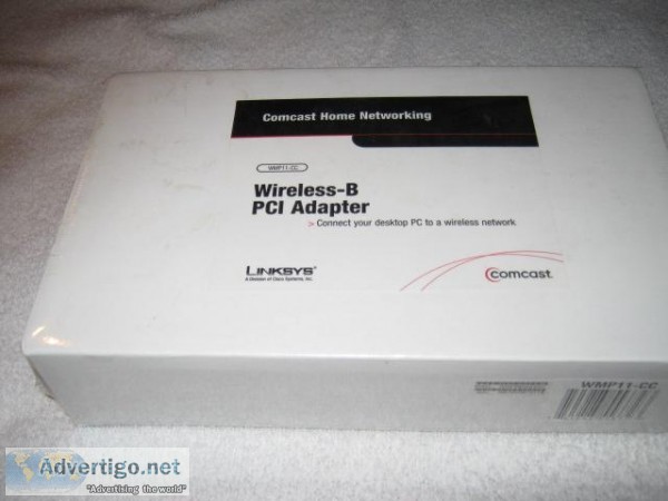 NEW- ComcastLinksys Home Networking - Wireless B PCI Adapter