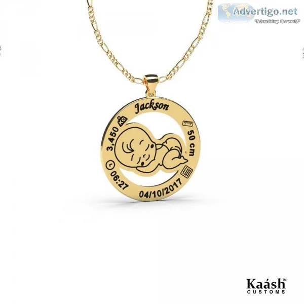 Baby Birth Gold Necklace