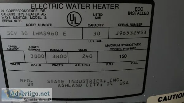 Electric water heater