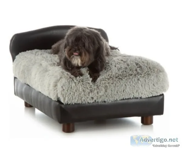 Club Nine Pets Modern Sofa Cat and Dog Bed Black