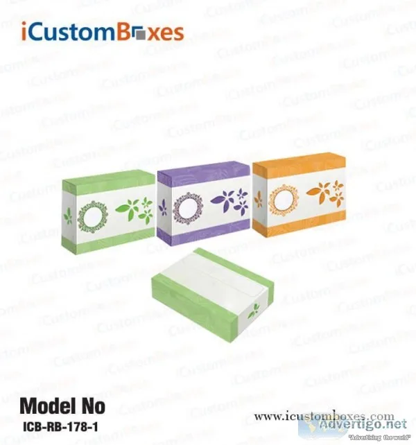 Get Custom Soap Boxes Wholesale at iCustomBoxes