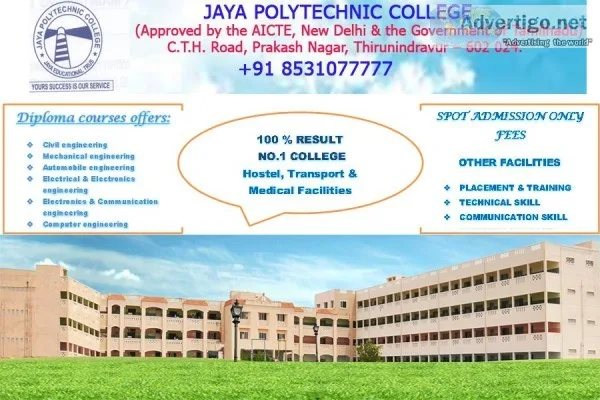 Jaya polytechnic college