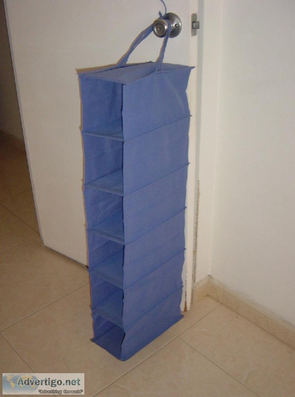 6 Shelves Hanging Shoes Organizer Holder for Closet w 6 Pockets 