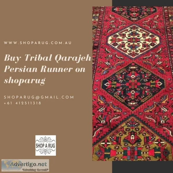 Buy Tribal Qarajeh Persian Runner on shoparug