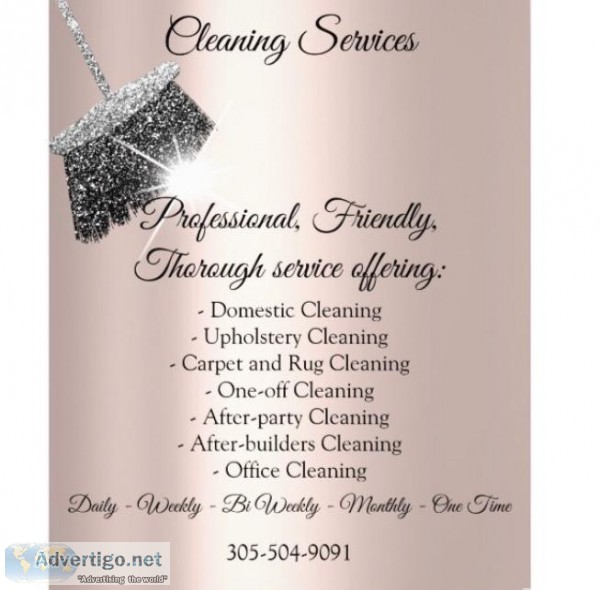 Cleaning services