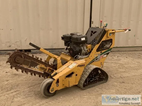 2014 VERMEER RTX100 WALK BEHIND CRAWLER TRENCHER 131906204