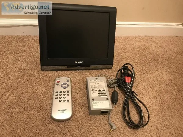 Vintage Electronics Sharp Flat Screen 10.5 inch Television Made 