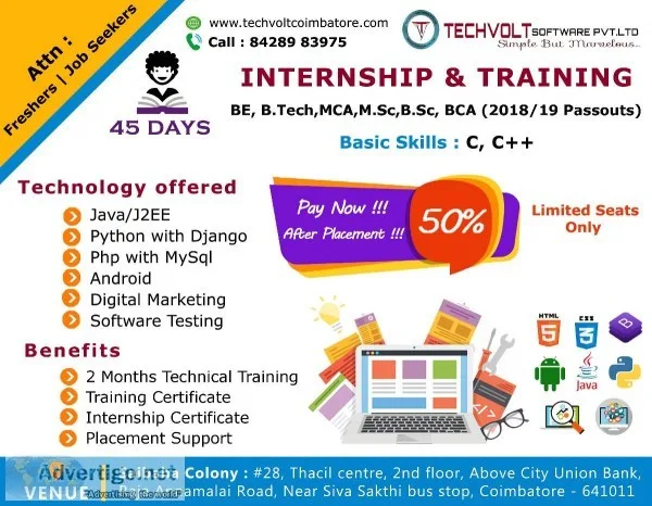 Embedded Systems Placement Training in Coimbatore  On Job Traini