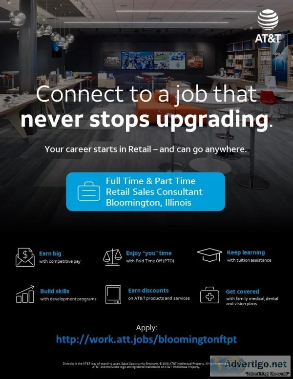 Part Time Retail Sales Consultant - Bloomington IL