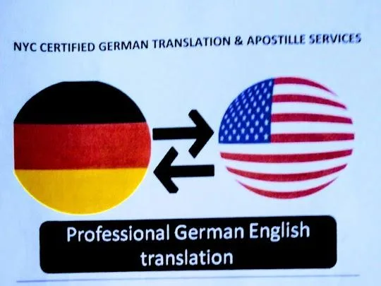 APOSTILLED GERMAN TRANSLATION SERVICES (To and from 26 Different