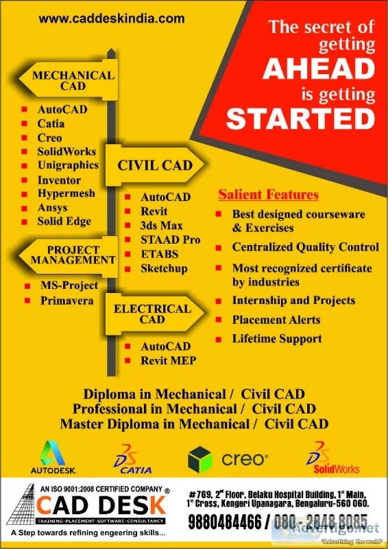 CAD DESK Kengeri &ndash Haveing Urgent Opening for E-tab Faculty