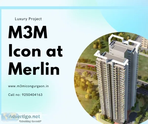 M3M Icon At Merlin 3 BHK Luxury Flats in Sector 67 Gurgaon
