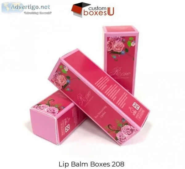 Fully Utilize Custom Lip Balm Boxes To Enhance Your Business