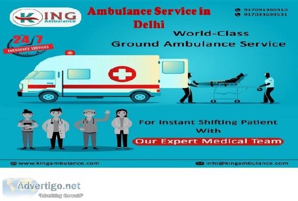 Now Get ICU-Support Ambulance Service in Delhi