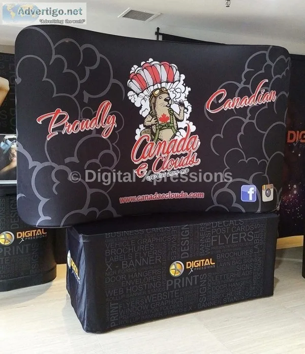 Buy Now Trade Show Tension Fabric Displays  Canada