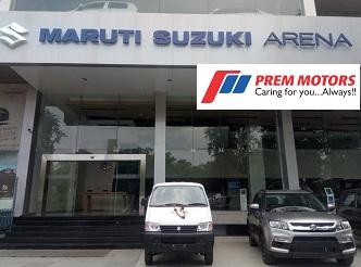 Dial Prem Motors Gwalior Contact Number to Book Arena Car