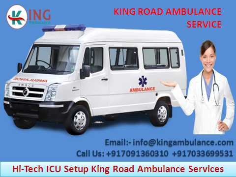 Choose Ventilator Ambulance Service in Katihar by King