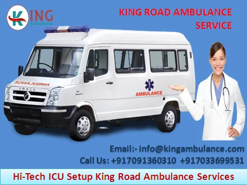 Choose Ventilator Ambulance Service in Katihar by King