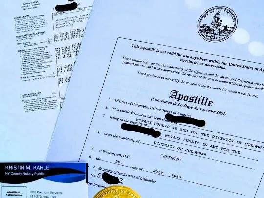 NYC ACADEMIC RUSH APOSTILLE SERVICES (Transcripts Diplomas Trans