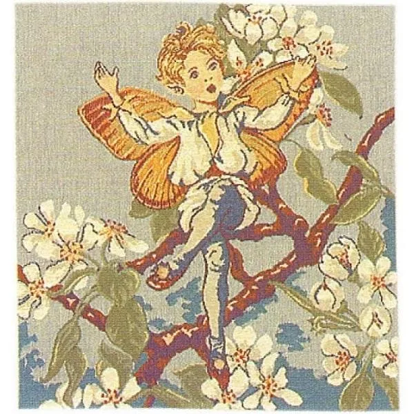 PEAR BLOSSOM FAIRY CICELY MARY BARKER BELGIAN SOFA PILLOW COVER