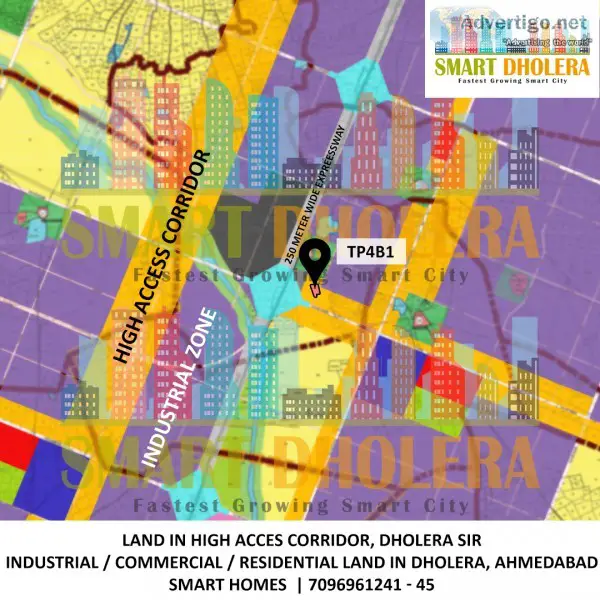 Land in Dholera SIR near Activation Area in Dholera Smart City- 