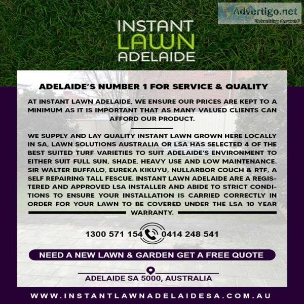 You Can Get Lawn Installation Service At An Affordable Price